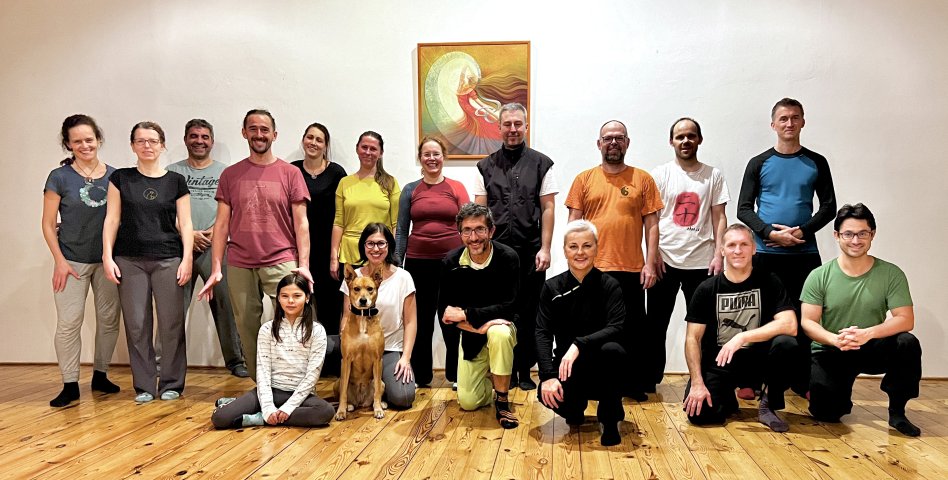 Autumn Tai Ji Workshop in Lažánky 2023; …we enjoy every moment we are together ☯ Connection, joy, honest training of body and mind.